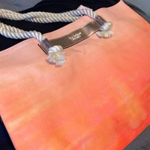 Victoria's Secret Bombshell Sundrenched Cotton Canvas Tote Carryall Bag